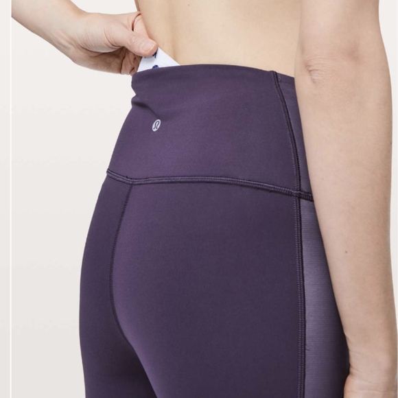 Lululemon Power Lines Crop *21"Cyber / Dark Chrome - Picture 3 of 10